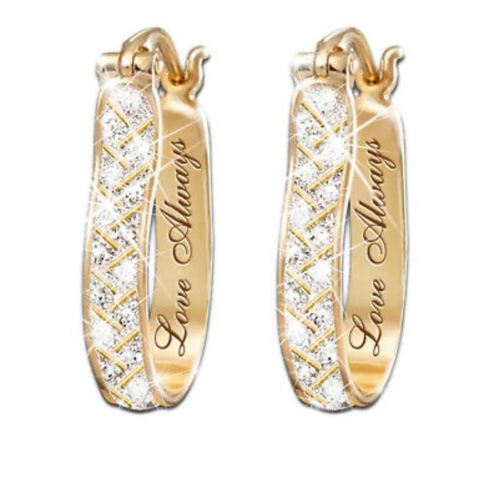 NEW 18k gold plated earrings